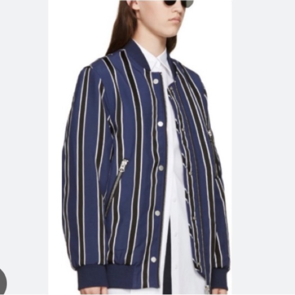 NWOT  acne studio stripe bomber jacket